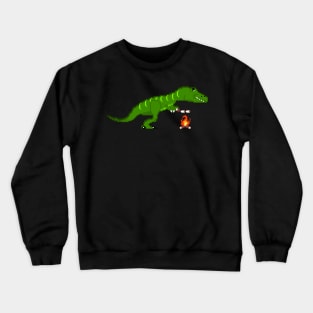 Campfire Dinosaur Crewneck Sweatshirt